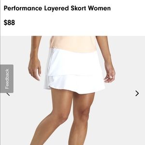 Footjoy women’s layered golf skort